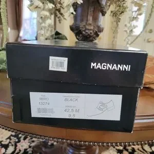 Magnanni Miro 9.5 Size Men Black Shoes Magnanni - Miro Double Buckle Monk | Q Clothier main image 3